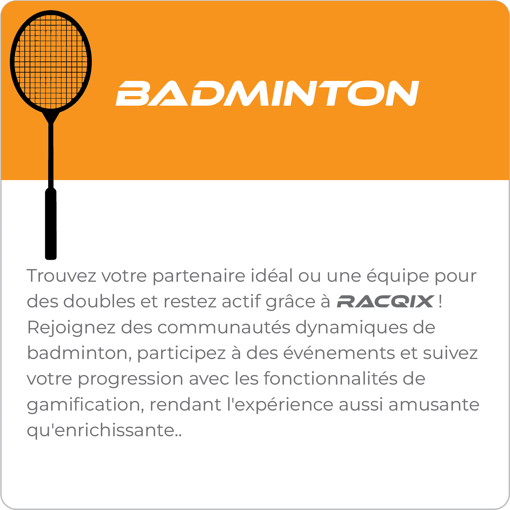 Description du Badminton