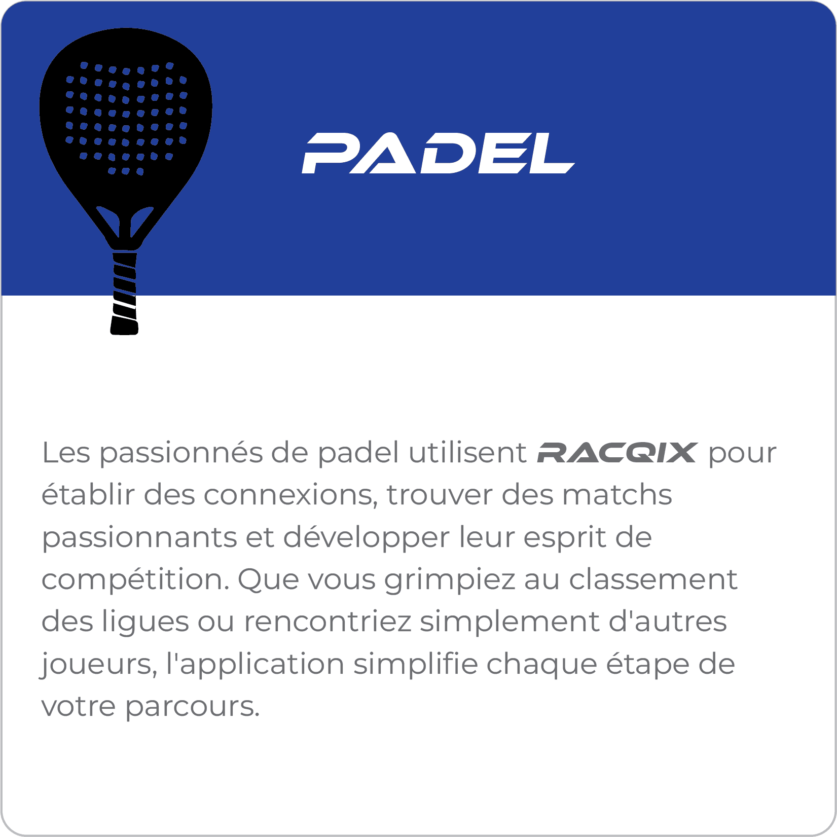 Description du Padel