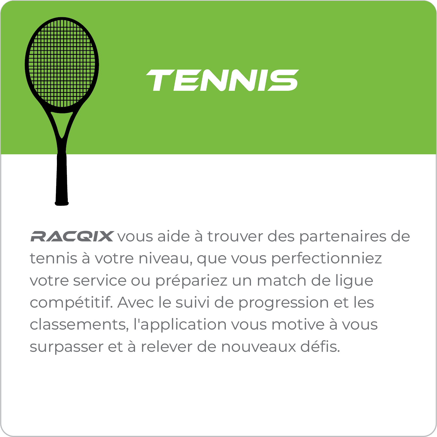 Description du Tennis